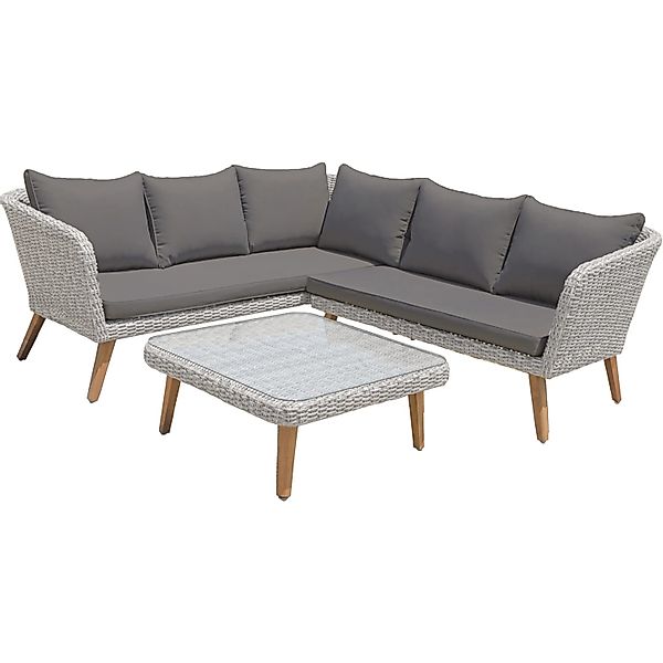 Gartenmöbel-Set Lounge-Set Pamplona 3-tlg. günstig online kaufen