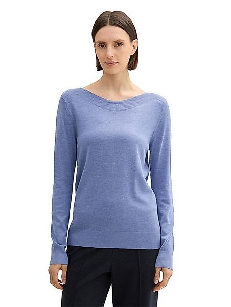 TOM TAILOR Longpullover mit Rippbündchen günstig online kaufen