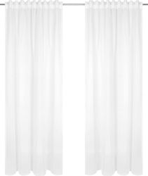 my home Gardine »Dolly« Multifunktionsband 1 Stk. tlg. transparent, glatt, günstig online kaufen