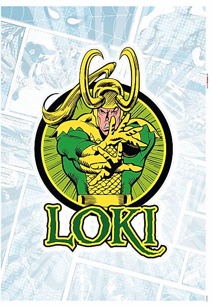 Komar Wandtattoo "Loki Comic Classic - Größe 50 x 70 cm", (1 St.), selbstkl günstig online kaufen