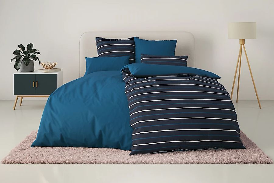 Bruno Banani Bettwäsche »Dana« 2 Stk. tlg. in Gr. 135x200 oder 155x220 cm, günstig online kaufen