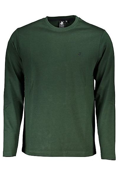 U.S. GRAND POLO T-Shirt Grünes Herren-Langarmshirt mit Stickerei und günstig online kaufen
