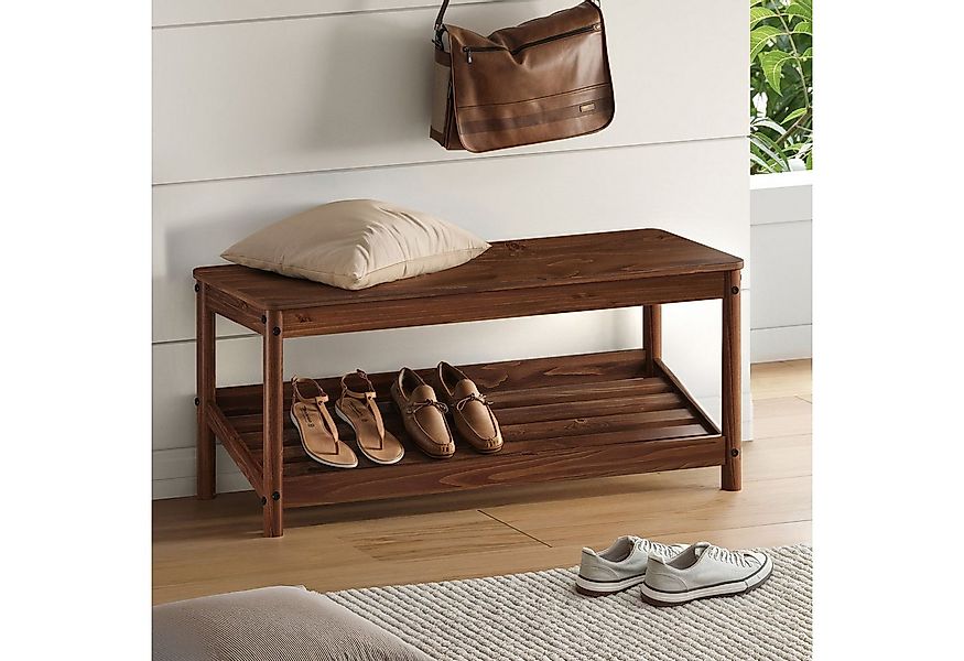 IDIMEX Schuhbank APOANA, Sitzbank mit Schuhablage aus Kiefer Massivholz kas günstig online kaufen
