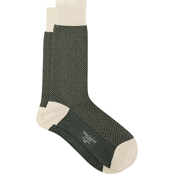 Hackett Hringbne Cnt Kurz Socken S-M Olive / Grey günstig online kaufen