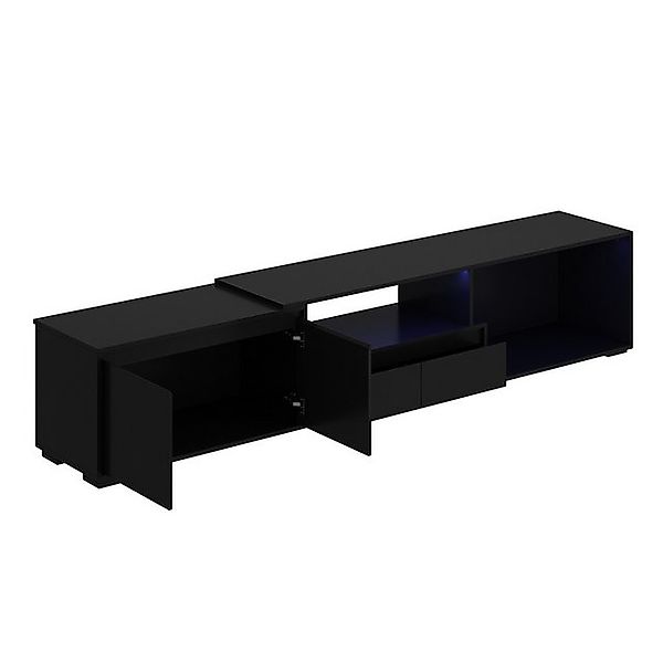 FUFU&GAGA TV-Schrank mit LED-Lichtleiste, Versenkbar, 160-230*40*45cm, MDF günstig online kaufen