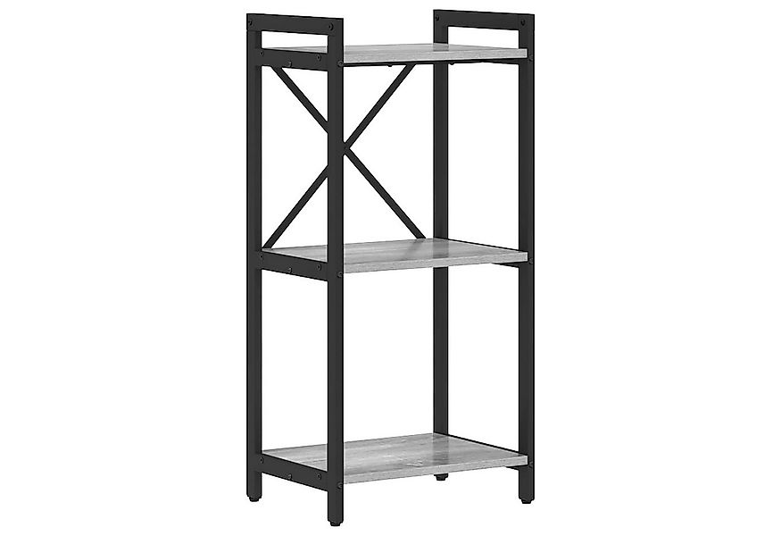vidaXL Bücherregal Bücherregal Grau Sonoma 40 x 30 x 85 cm Holzwerkstoff, 1 günstig online kaufen
