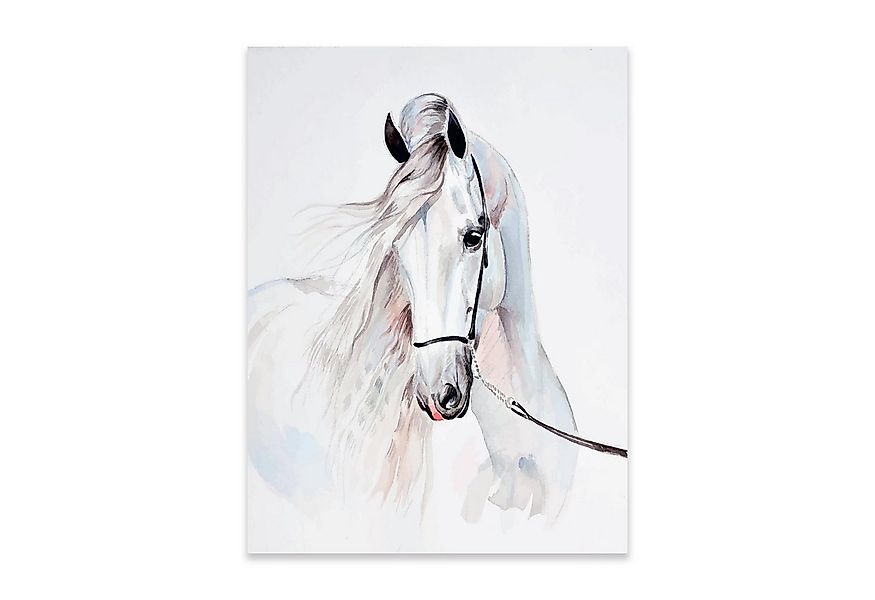 Wallarena Poster Pferde Tiere Kinderzimmer Kinder Kunstdruck Wandbild XXL, günstig online kaufen