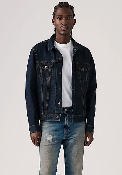 Levis Jeansjacke "VINTAGE FIT TRUCKER JKT" ohne Kapuze mit Knopfleiste günstig online kaufen