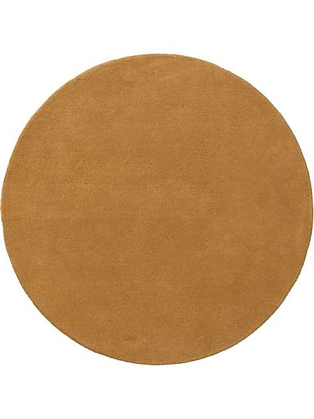 benuta Wollteppich Bent, rund, Höhe: 6 mm, Teppich Wohnzimmer, Schlafzimmer günstig online kaufen