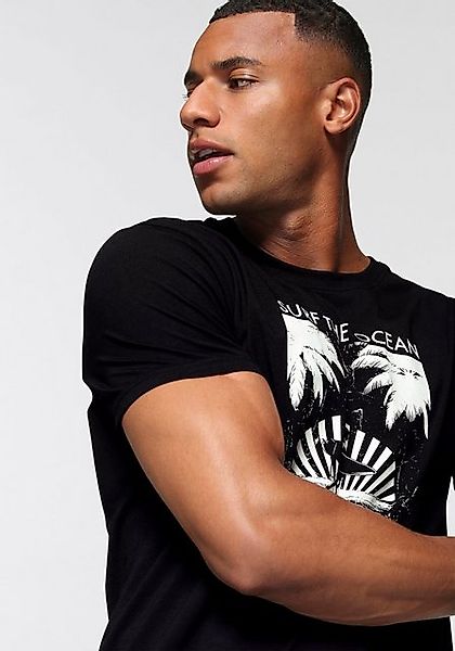 Ocean Sportswear T-Shirt kurzärmelig, schmal geschnitten, mit Logodruck, au günstig online kaufen