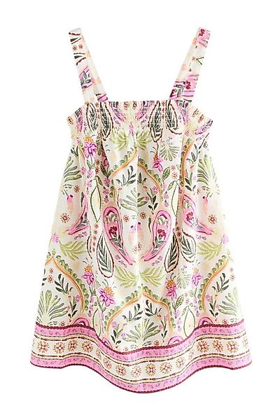Next Strandkleid Sommer-Minikleid aus 100 % Baumwolle (1-tlg) günstig online kaufen