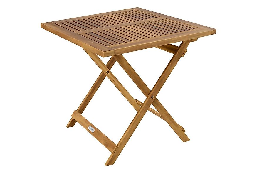 Casaria Klapptisch (1-St), Balkontisch Klappbar Holz 70x70cm 80kg Belastbar günstig online kaufen