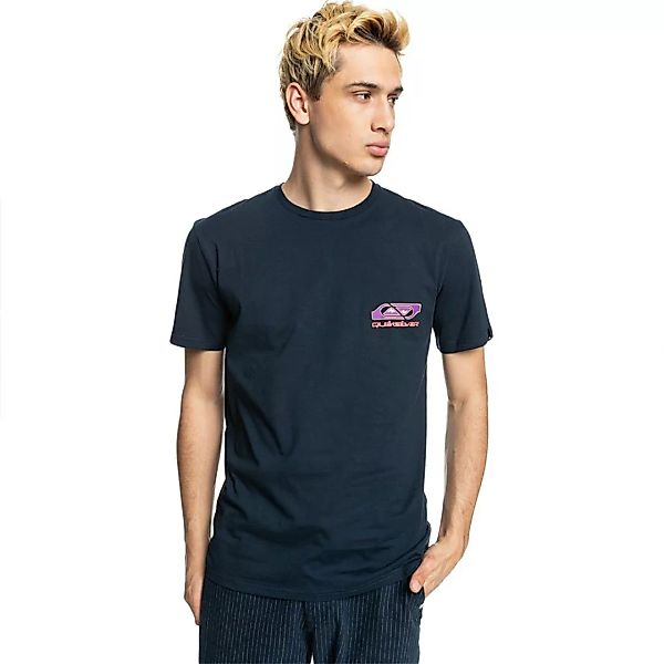 Quiksilver Return To The Moon Kurzärmeliges T-shirt M Navy Blazer günstig online kaufen