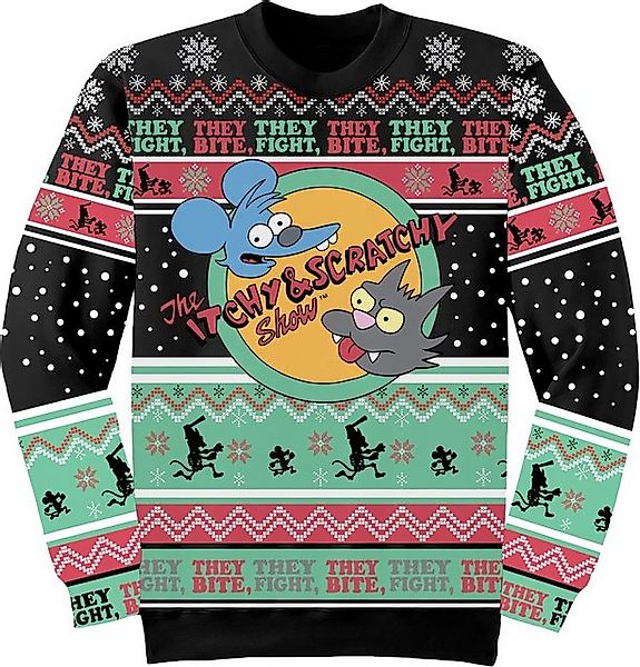 The Simpsons Rundhalspullover Itchy & Scratchy Jumper günstig online kaufen
