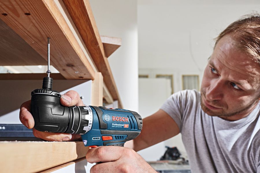 Bosch Professional Akku-Bohrschrauber GSR 12V-15 FC mit 2x2Ah, Zubehör in L günstig online kaufen