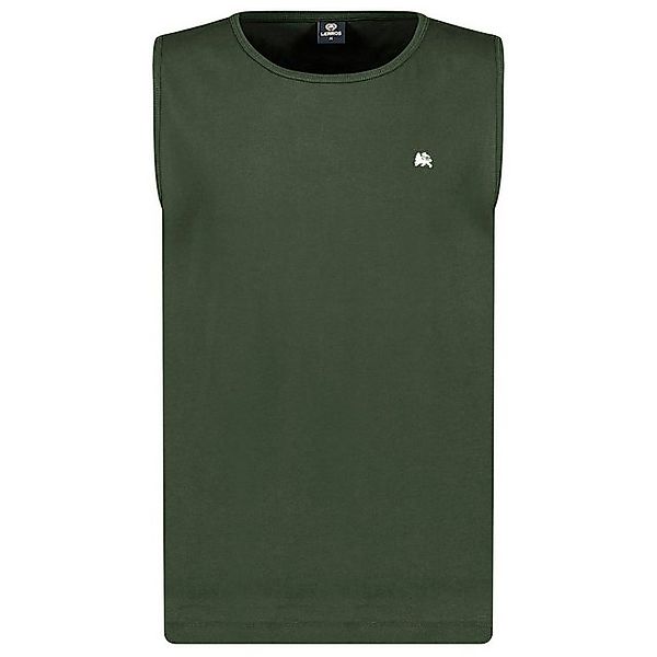 LERROS Rundhalsshirt Große Größen Herren Tanktop Brustprint dezent oliv günstig online kaufen