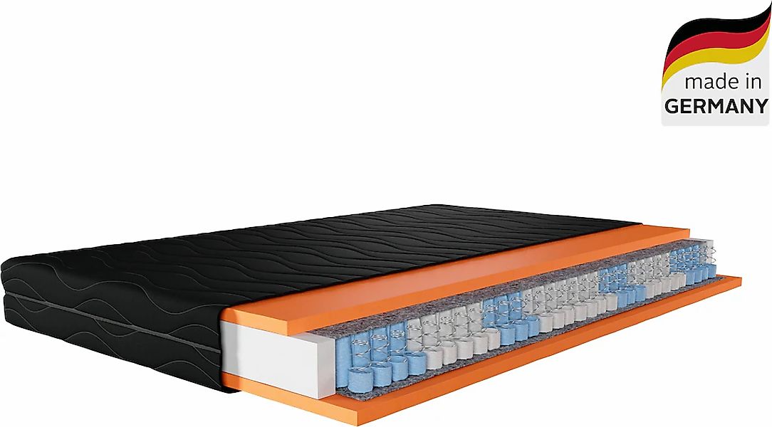 my home Taschenfederkernmatratze "Black Diamond Comfort", 500 Federn, (1 St günstig online kaufen