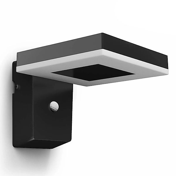 Philips Outdoor-Wandleuchte Zonal Ultra-Efficient Solar Eckig 1,3 W 3.000 K günstig online kaufen