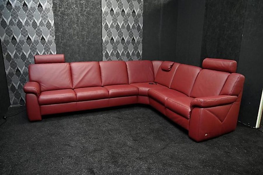 himolla Ecksofa Ecksofa Comet 1500 Leder 24 Long Life Oxblodd mit Elekrisch günstig online kaufen