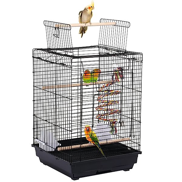 Yaheetech Vogelkäfig, Transportkäfig mit Vogelspielzeuge Wellensittichkäfig günstig online kaufen