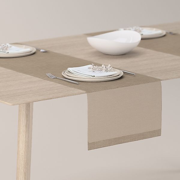 Tischläufer, beige, 40 x 130 cm, Sensual Premium (144-40) günstig online kaufen