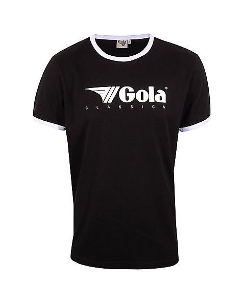 Gola T-Shirt Logo Classics Print Ringer (Baumwolle) schwarz Herren günstig online kaufen