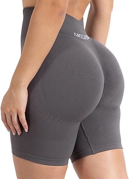 Smilodox Shorts Maria Solid, Radlerhose mit Scrunch Effekt für Sport, Allta günstig online kaufen