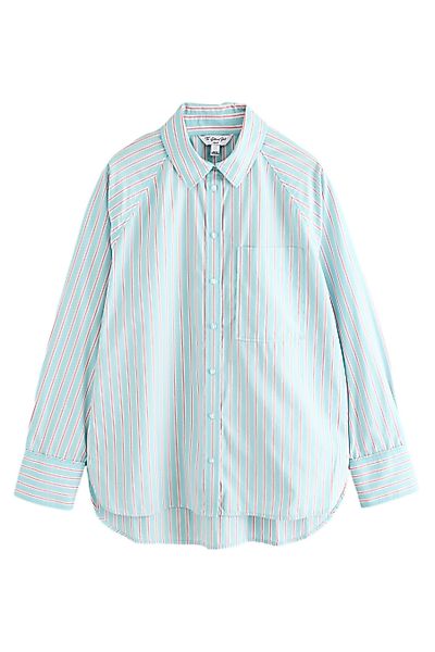 Next Langarmhemd Oversize-Langarmshirt aus 100 % Baumwolle günstig online kaufen