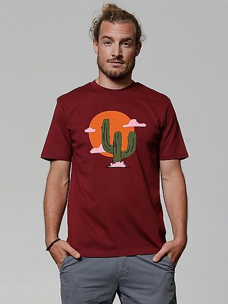 wat? Apparel T-Shirt Kaktus im Sonnenuntergang günstig online kaufen