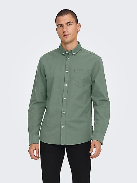 ONLY & SONS Langarmhemd ONSALVARO SLIM günstig online kaufen