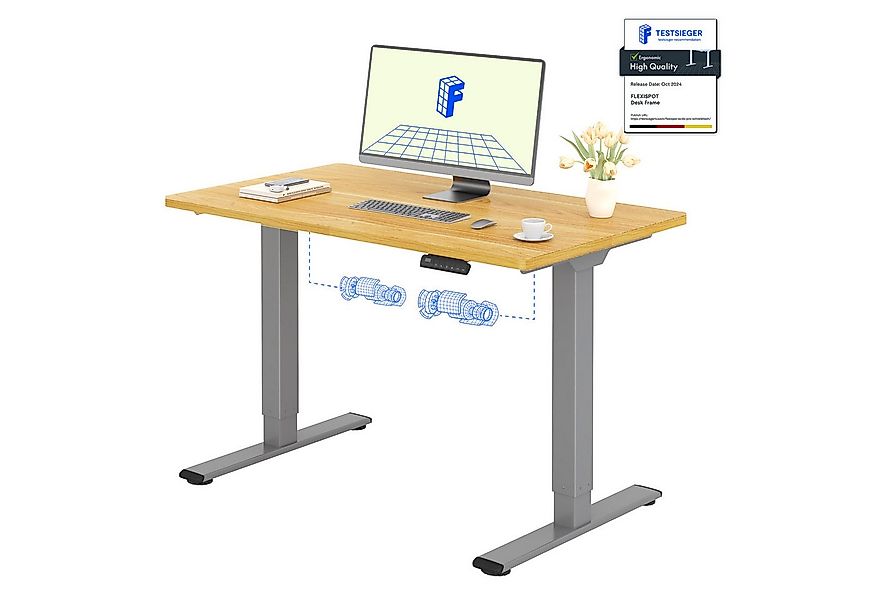 FLEXISPOT Schreibtisch Basic Plus Elektrisch höhenverstellbarer Schreibtisc günstig online kaufen