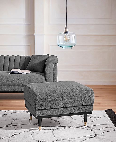 Guido Maria Kretschmer Home&Living Polsterhocker "Chamby New", im Bouclé-St günstig online kaufen