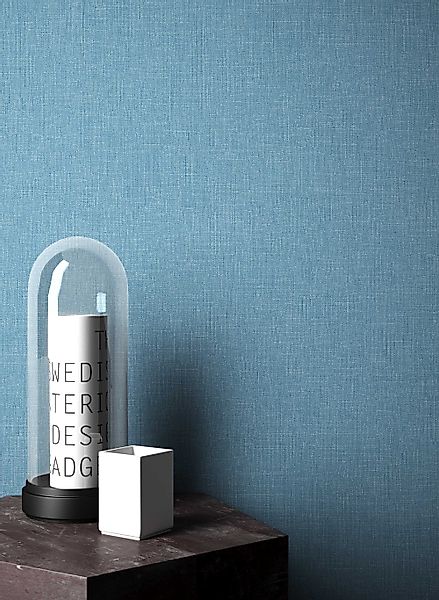 Newroom Vliestapete, Blau Tapete Uni Unifarbe günstig online kaufen