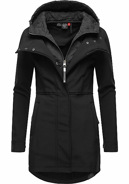 Ragwear Softshellmantel "Ybela", sportliche, gefütterte Outdoorjacke mit Ka günstig online kaufen