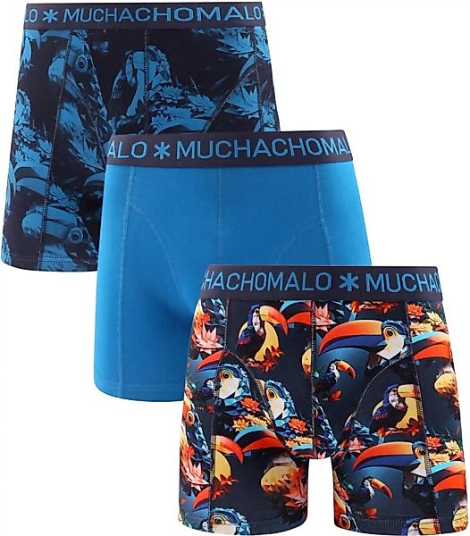 Muchachomalo Boxershorts 3er-Pack Toucan - Größe XXL günstig online kaufen