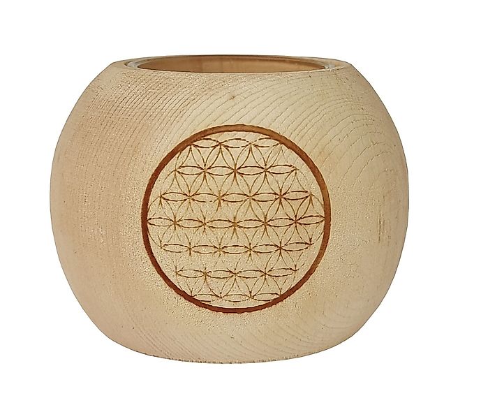 ERST-HOLZ Dekoteller Zirben Teelicht Kugel mit günstig online kaufen