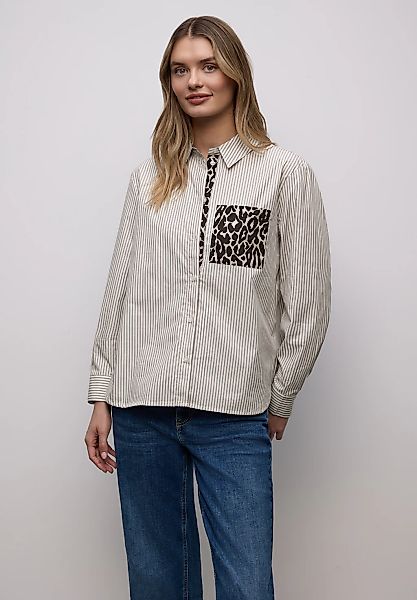 STREET ONE Langarmbluse aus reiner Baumwolle günstig online kaufen