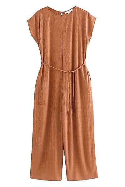 Next Jumpsuit Gebundener Overall mit weitem Bein, Kurzgröße (1-tlg) günstig online kaufen