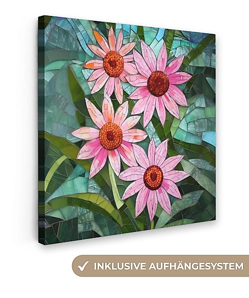 OneMillionCanvasses® Leinwandbild Blumen - Rosa - günstig online kaufen