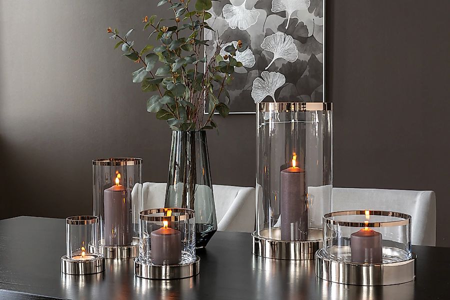 Fink Windlicht "EMPIRE, Kerzenhalter, Dekoglas, elegantes Design" in hochwe günstig online kaufen