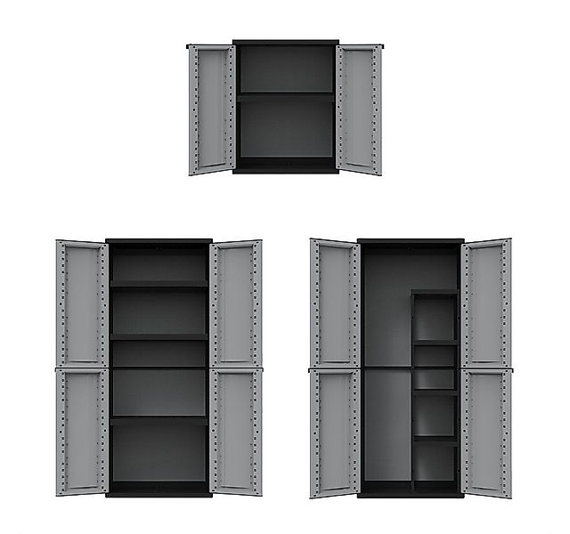 Kreher Mehrzweckschrank Kunststoffschrank 'J-Twist' in verschiedenen Größen günstig online kaufen