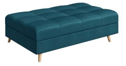 S-Style Möbel Polsterhocker Cuba mit Holzfüßen günstig online kaufen