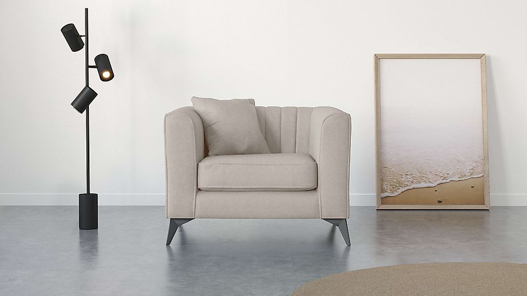 Home affaire Sessel »MATTHEW Loungesessel, Maße B/T/H: 99/86/74 cm« incl. 1 günstig online kaufen