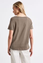 STREET ONE T-Shirt aus reiner Baumwolle günstig online kaufen