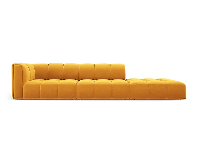 Milo Casa | Ecksofa Francesca Samt rechts 4-Sitzer günstig online kaufen