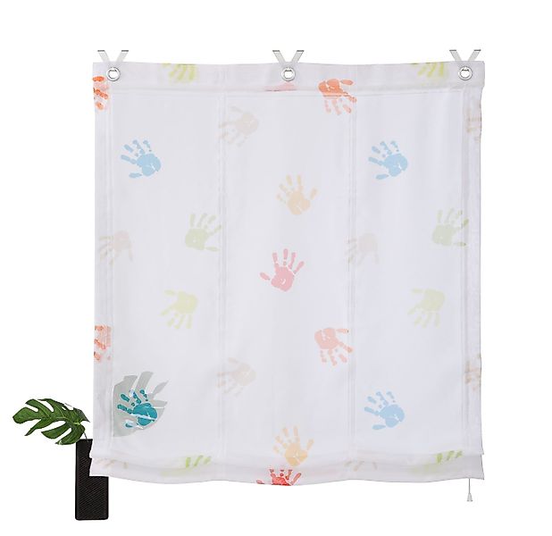 Kutti Raffrollo Hände, mit Hakenaufhängung, ohne Bohren, transparent, Polye günstig online kaufen