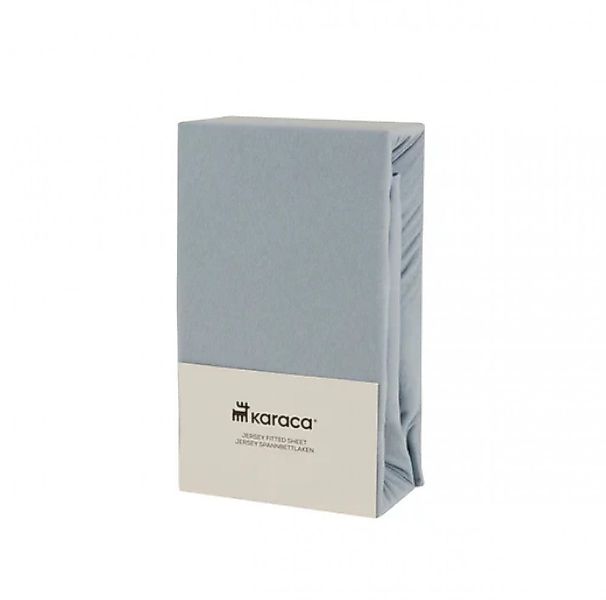 Karaca Bett-Set Karaca Home Jersey Spannbettlaken, 160x200+30 cm, Blau günstig online kaufen