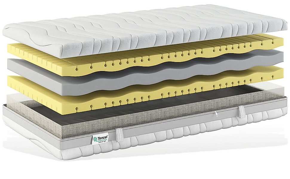 Kaltschaummatratze Matratze mit extra hohem Raumgewicht 9 Liege Zonen, Matr günstig online kaufen