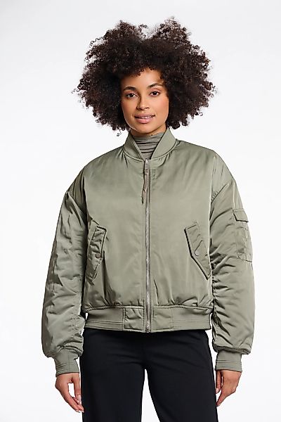 Rino & Pelle Bomberjacke "DJENNA" ohne Kapuze mit Reißverschluss und Klappt günstig online kaufen