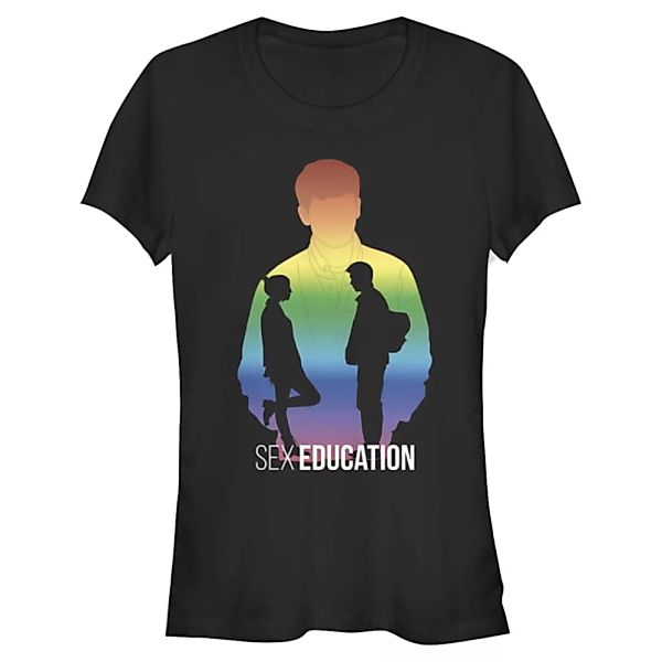 Netflix - Sex Education - Otis & Maeve Rainbow Silhouette - Frauen T-Shirt günstig online kaufen